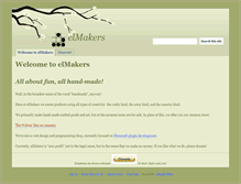 Tablet Screenshot of elmakers.com